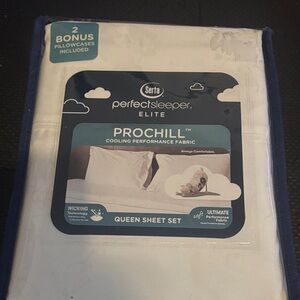 Serta PerfectSleeper Elite Queen Sheet Set - Crisp White